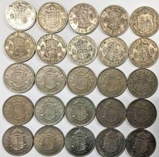 BULK HALFCROWNS SELECT HOW MANY ALL ARE DIFFERENT DATES picture