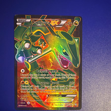 Rayquaza EX 123/124 Dragons Exalted Ultra Rare Full Art Holo 170 HP English picture
