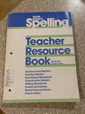 Vintage Teacher’s Resource Book - 1986 Silver Burdett Spelling Grade 2 picture