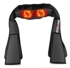 Shiatsu Back Neck And Shoulder Massager With Heat Deep Tissue 3D Kneading Pillow picture