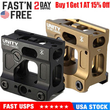 Unity Tactical FAST H1 H2 T2 Red Dot Riser Mount Fit 20mm PicatinnyRail w/ logo picture