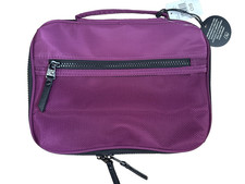 Samantha Brown Travel Zip-Around Lightweight Mesh Tech Organizer Purple NWT picture