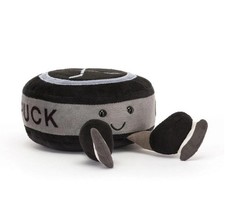 New Jelly-Cat Amuseables Sports Ice Hockey Puck Soft Plush Stuffed Toy Gift 3 picture