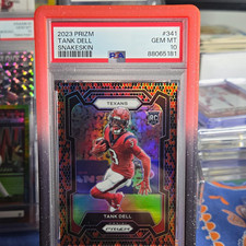 2023 Panini Prizm Tank Dell Rookies Snakeskin #341 PSA 10 Houston Texans picture