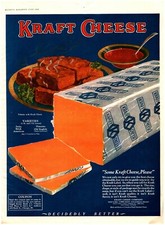 1925 Kraft Cheese Vintage Print Ad Decidedly Better Polenta picture