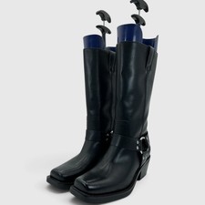 Frye & Co. Lorrie Harness 12 Women's Size 8.5 Black Western Boots NIB picture