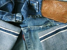 *HOT VTG LVC 1937 Men's LEVI'S @ 501 BIG E SELVEDGE JP Jeans 35 x29 (*Fit 31x29) picture