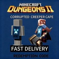 Minecraft(Dungeons II) Corrupted Creeper Cape Code | Applicable only Dungeons II picture