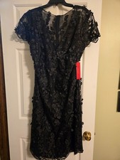 Carmen Marc Valvo lace dress 24W NWT picture