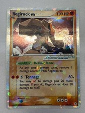 Regirock ex 98/101 EX Hidden Legends Ultra Rare Holo Cracked Ice picture