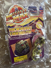 Mattel Mighty Max Microguys Lobotix Spanish Mexico rare 90s Vintage picture