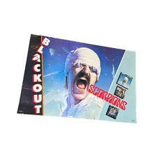 Ultra Rare Original Scorpions Blackout Poster 36x24 Polygram Merchandising🤘 picture