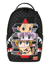 Sprayground Hunter Dropdown Check Backpack🔥New Black Bookbag School Bag picture