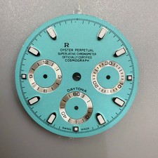 29.5mm Watch Dial Green Luminous For R Daytona VK63 Movement Diy Watch Parts picture