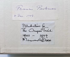The Oregon Trail with signed by Francis Parkman and Maynard Dixon picture