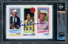 Chevy Chase Signed 1980 Topps Reprint Custom Trading Card Lakers Beckett picture