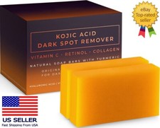 PurEarth Kojic Acid Soap Dark Spot Remover Vitamin C Retinol 2 Pack picture