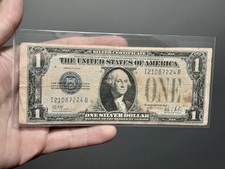 1928B $1 Silver Certificate - Funny Back - picture