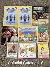 Colonial America Teacher Activities Grades 3,4,5 Pilgrims 13 Colonies LOT OF 9 picture