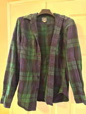 J.Crew Men’s XS Green/Blue Plaid Long Sleeve Button-Up Shirt picture