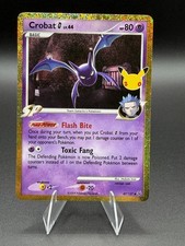 Pokémon TCG Crobat G Lv 44 47/127 30th Celebration Rare English NM picture