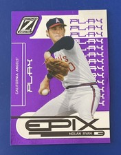 2005 Donruss Zenith Epix Purple Play Nolan Ryan #E-24 /350 290/350 HOF picture