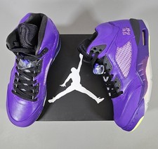 1 of 1 CUSTOM Jordan 5 Custom Purple Men's Size 9 Nike Sneakers WYSIWYG picture