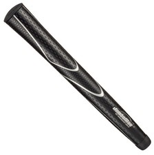 JumboMax Tour Series Golf Grips Black & Silver - Medium Size (+5/16