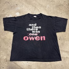 🔥VTG WWF The Black Hart Owen Hart Still Beatin T-Shirt Size 2XL 26.5x28.5 picture