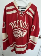 Henrik Zetterberg #40 Detroit Red Wings 2014 Winter Classic Reebok Jersey Size 5 picture