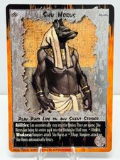 1995 Rage CCG Shu Horus Foil Limited Edition White Wolf Werewolf Card LP/NM picture