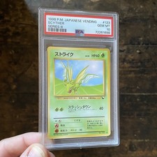 ⚔️ PSA 10 Scyther Vending Series 3 1998 Rare Vintage Japanese Pokémon Card picture