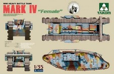 Takom TAO2009 1/35 British MK.IV Female Heavy Tank picture