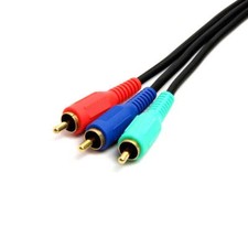 Component Video Cable 3 RCA 6 ft RGB HDTV DVD VCR Brand New picture