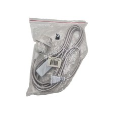 NEW ELCOPL023 Swag Light Cord Set 12ft Silver Fabric Woven Hanging Pendant UL picture