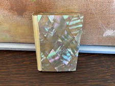 French Antique Mother of Pearl Je Pirie Deja Religious Prayer Book Circa 1890 picture