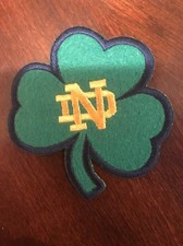 Notre Dame Fighting Irish Vintage Embroidered Iron On Patch 3