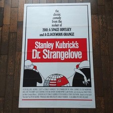 Stanley Kubrick's Dr. Strangelove Movie Poster 41 x 27 inch Used picture