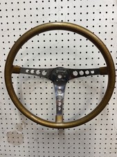 VINTAGE 1960s 1970S GOLD FLAKE Hot rod RAT ROD FREAK steering wheel THE 500 picture