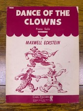 Dance Of The Clowns Maxwell Eckstein Piano Solo Sheet Music 1960 Carl Fischer picture