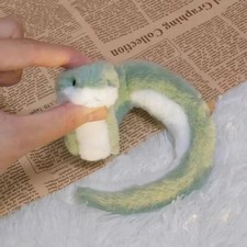 Year of the Snake Plush Wrap Around Arm Stuffed Green Snake Toy Doll picture