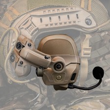 FMA FCS AMP Tactical Headset Communication Noise Reduction V60 PTT Military Gear picture