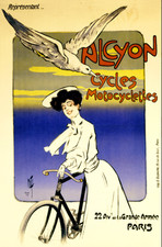 Alcyon Vintage Bicycle Poster Print Art Advertisement - Cycling - Art Deco picture