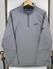 UNDER ARMOUR x BELLAGIO VEGAS Size XL Mens Fleece Lined 1/4 Zip Pullover Gray picture