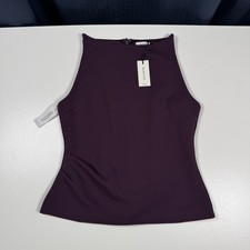 NWT - Aritzia Babaton Commons Noble Blouse Top Plum Purple - Small - $78 picture