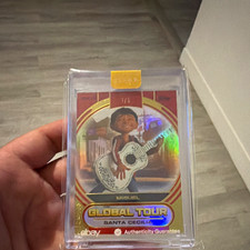 Topps Disney Pixar Coco Miguel Global Tour Santa Cecilia Card #1/5 Serial #/5 picture