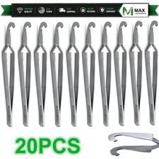 Dental Direct Bracket Holder Orthodontic Bonding Serrated Instruments Tweezers picture