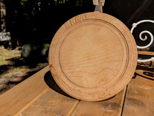 Carved Breadboard Flower Rosette Bread Stunning picture