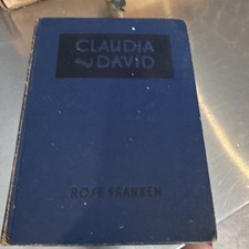 Rose Franken Claudia and David Hardcover The Sun Dial Press 1943 Garden City NY picture