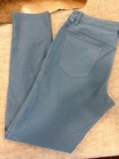 Lululemon Men’s Blue Slim Fit Stretch Flat Front Twill Pants Size 32 picture